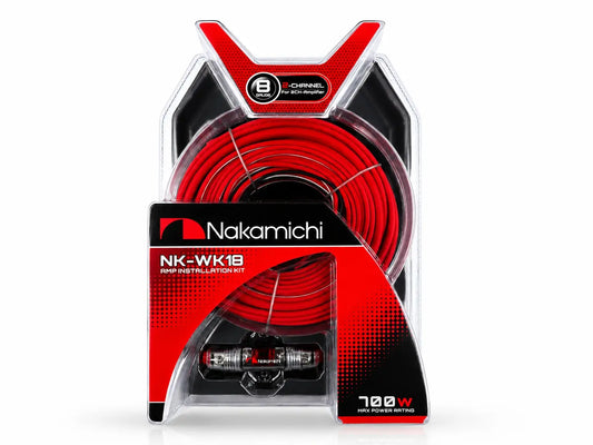 Nakamichi WK4B 4 Gauge Car Amplifier Wiring Kit 1000W