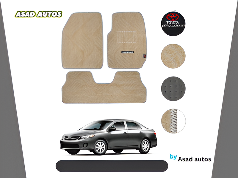 Toyota Corolla 2009-2013 Premium Carpet Car Floor Mats – Custom Fit & Luxury