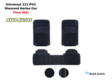 Universal 333 PVC Diamond Series Car Floor Mat – Premium Protection & Stylish Design