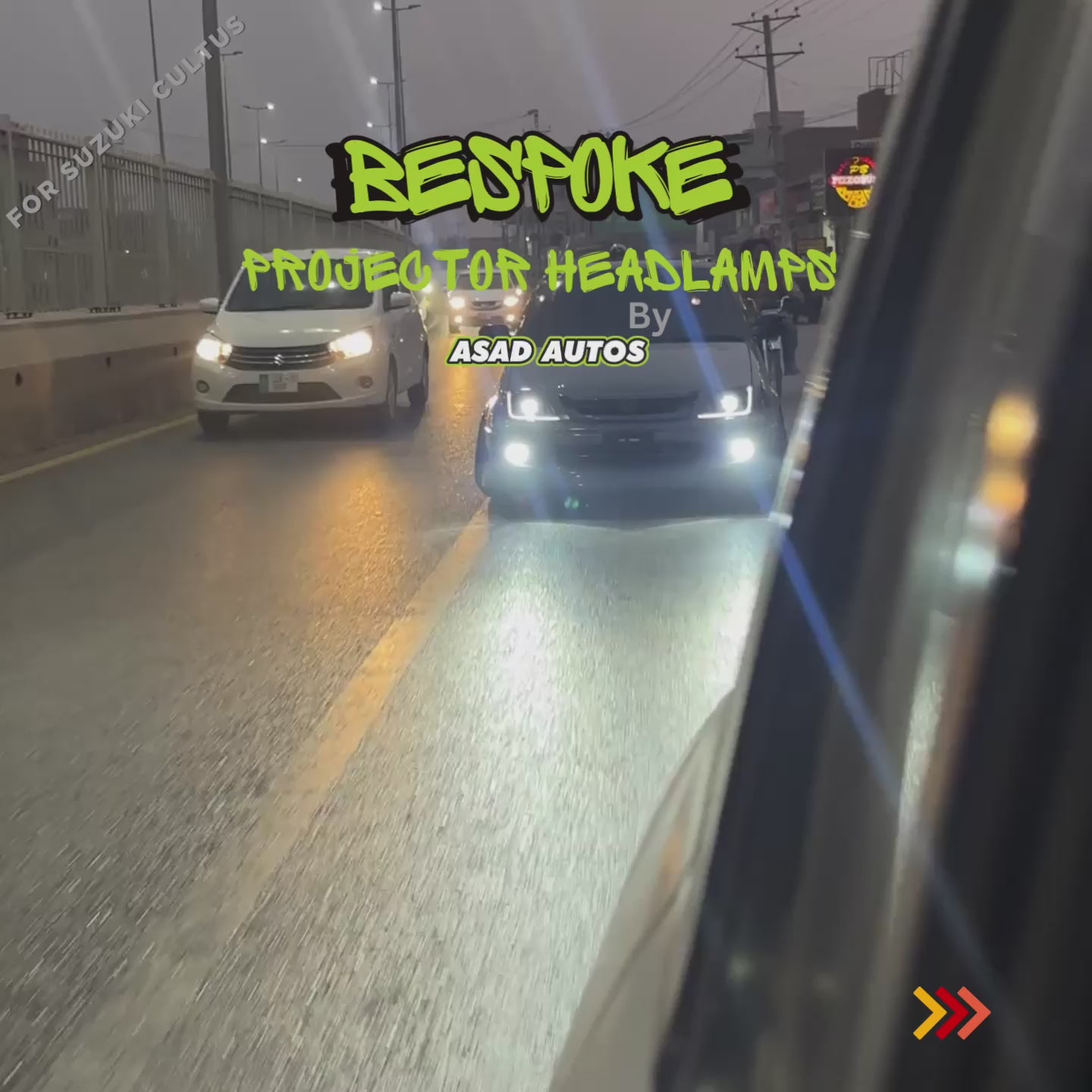 Nero Style Headlights for Suzuki Cultus Old Model – Sleek and Durable Car Front Lights