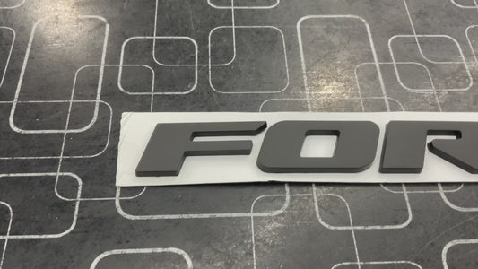 "Fortuner" Matt Black Monogram for Toyota Fortuner