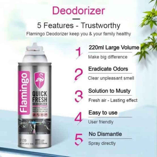 Flamingo New Quick Fresh Deodorizer For Cars