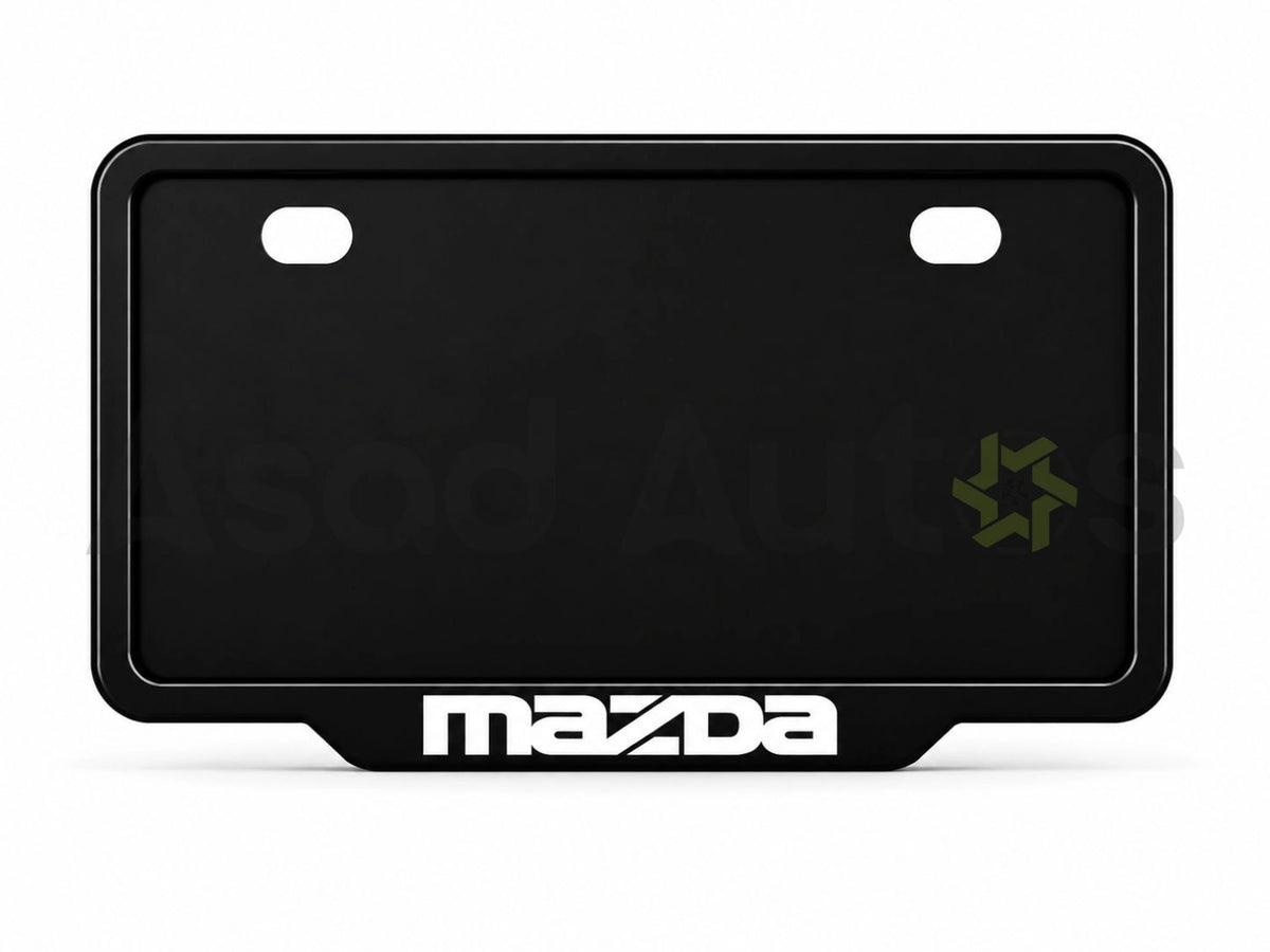 Raptic custom number plate frame for Mazda, all models