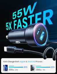 Joyroom Latest 3-in-1 Wired Car Charger