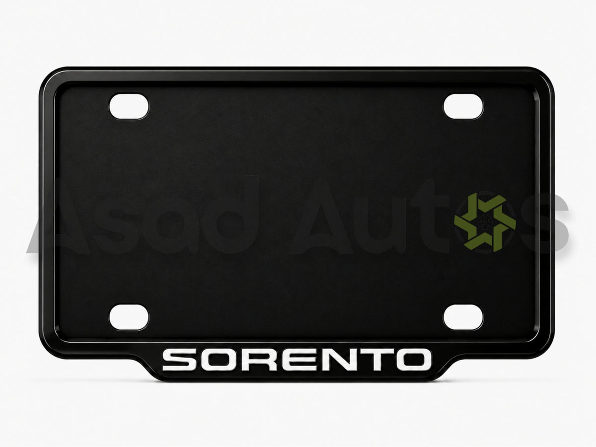 Vantiq Custom Number Plate Frame and Cover for Kia Sorento