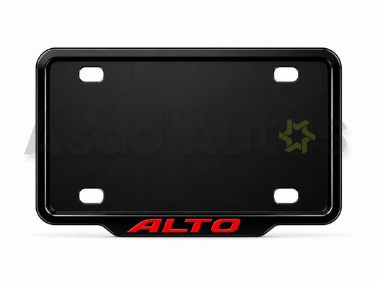 Vantiq Custom Number Plate Frame and Cover for Suzuki Alto