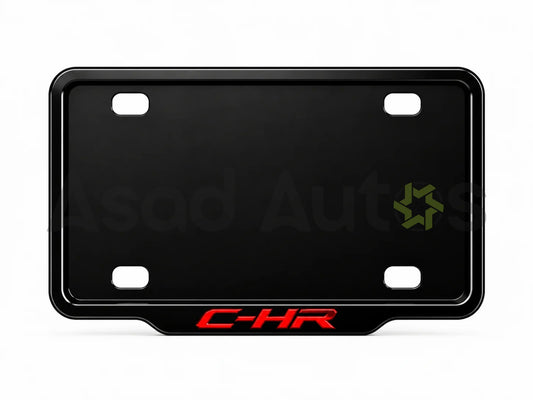 Vantiq custom number plate frame for Toyota CHR 2018-2025