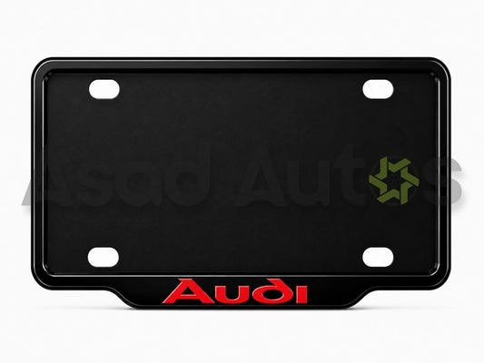 VANTIQ custom number plate frame for Audi premium exterior styling - Asad Autos