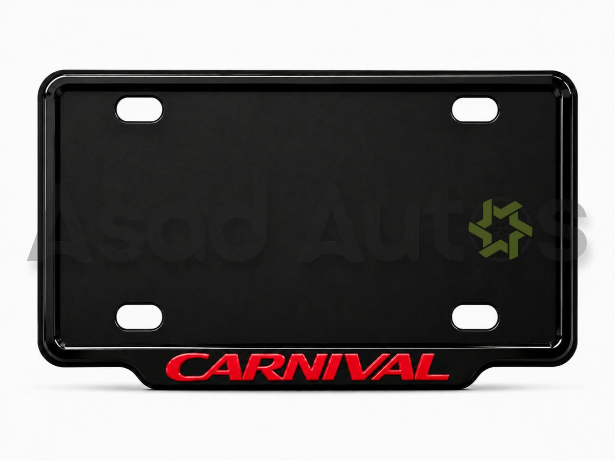 VANTIQ custom number plate frame for Kia Carnival premium exterior styling - Asad Autos