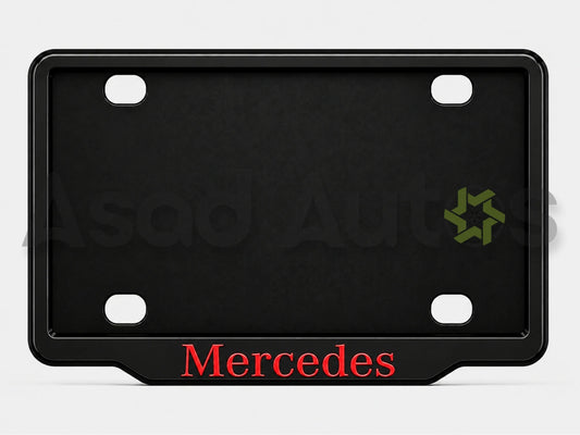 VANTIQ custom number plate frame for Mercedes premium exterior styling - Asad Autos