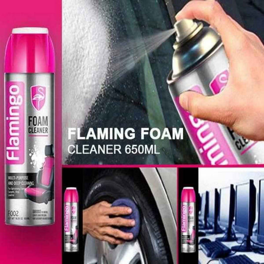 Flamingo's Latest Foam Cleaner For Cars