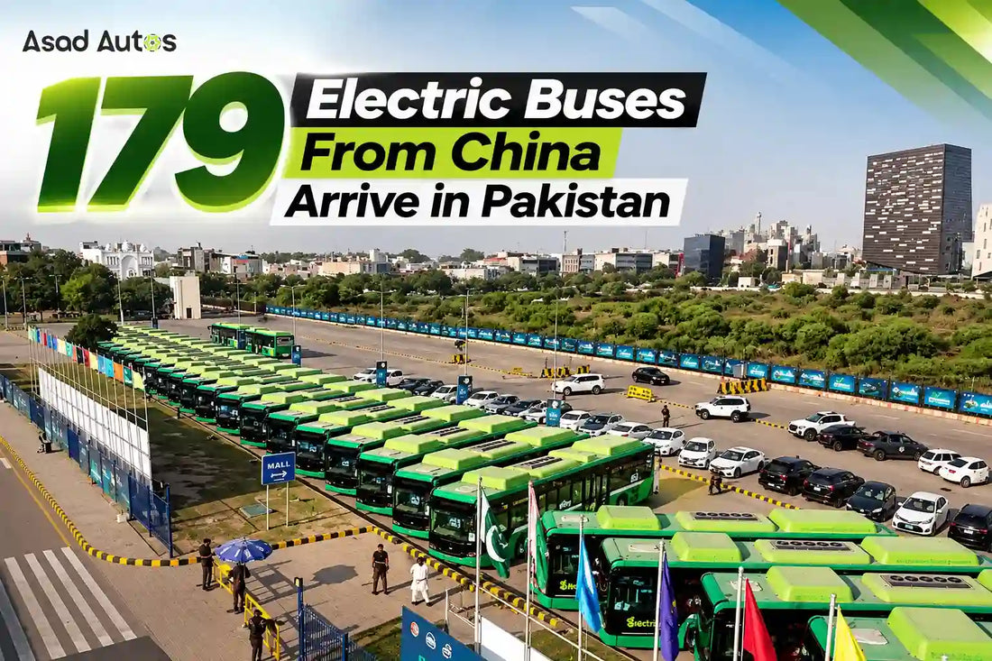 179 electric buses from China arrive in Pakistan for public transport | Asad Autos