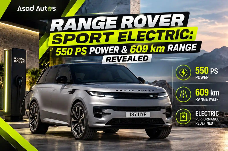 2026 Range Rover Sport Electric with 550 PS and 609 km range