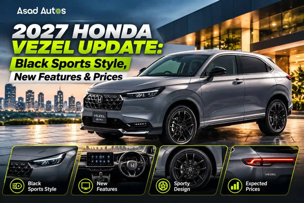 2027 Honda Vezel Update: Black Sports Style, New Features & Prices