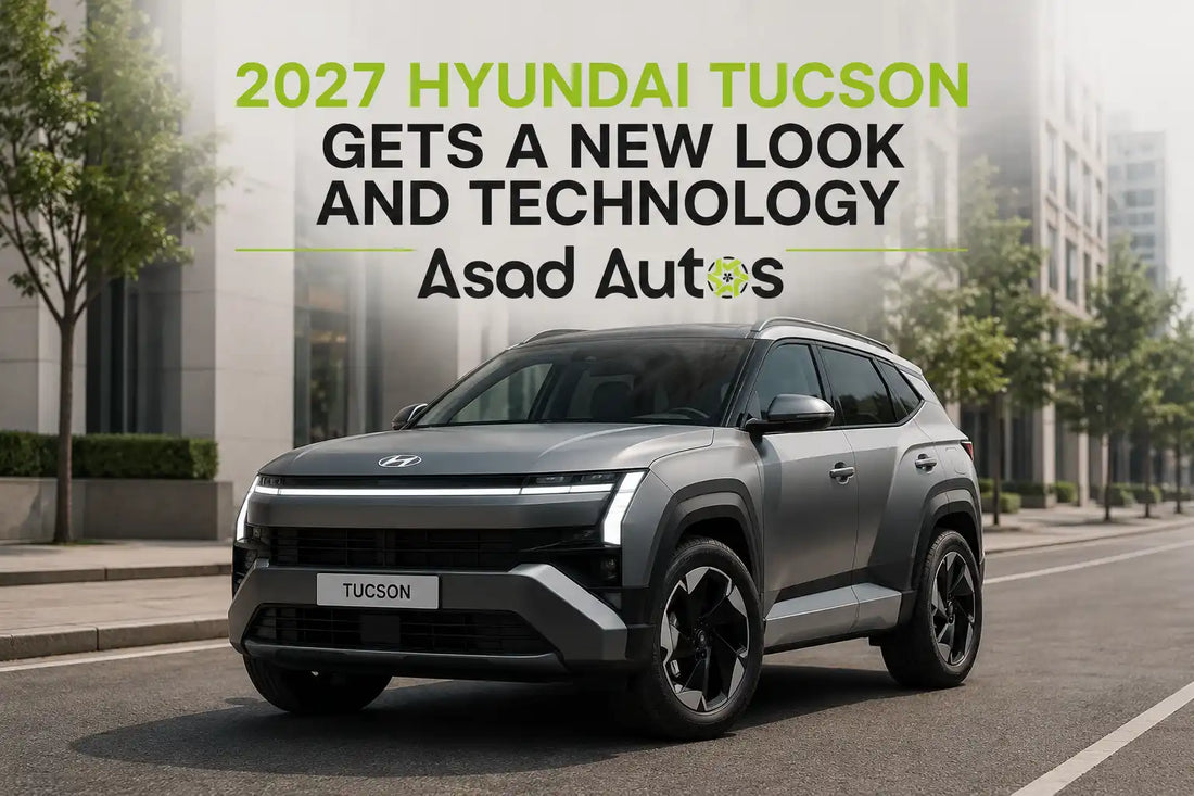 2027 Hyundai Tucson with new design and updated technology