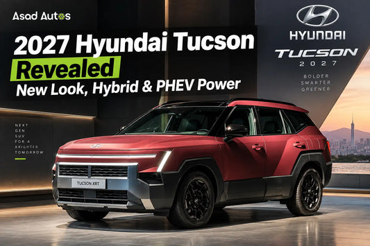 2027 Hyundai Tucson revealed with bold new look, hybrid and PHEV power