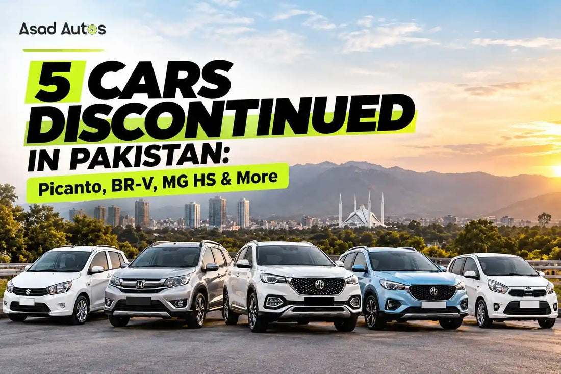 5 cars discontinued in Pakistan in 2026 including Kia Picanto, Honda BR-V and MG HS