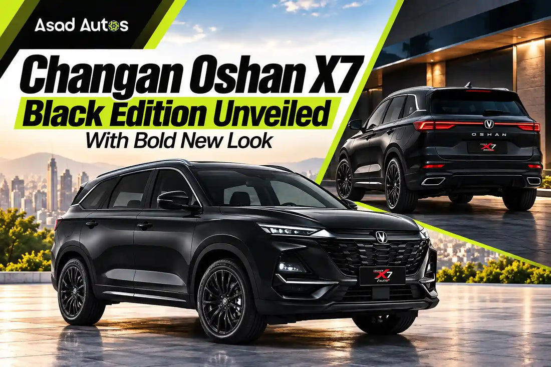 Changan Oshan X7 Black Edition with new blacked-out design in Pakistan
