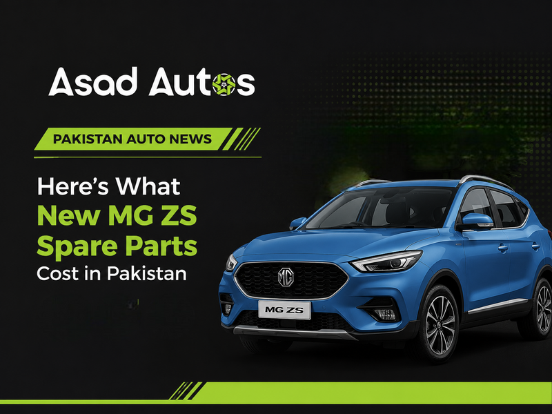 PAKISTAN AUTO NEWS Here’s What New MG ZS Spare Parts Cost in Pakistan