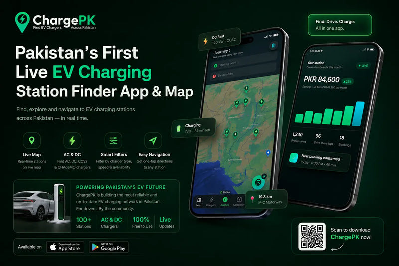 ChargePK EV Charging Station Finder App Pakistan Live Map