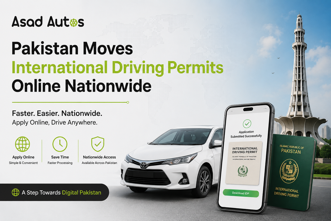 Pakistan launches online International Driving Permit system nationwide, making IDP applications faster and more convenient for Pakistani drivers.  