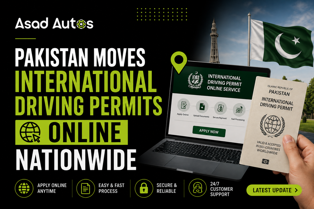Pakistan Moves International Driving Permits Online Nationwide