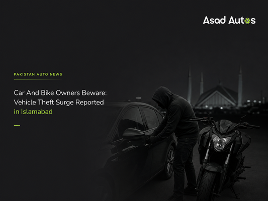Car and bike owners beware vehicle theft surge reported in Islamabad Pakistan