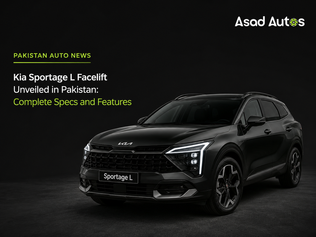 PAKISTAN AUTO NEWS Kia Sportage L Facelift Unveiled in Pakistan: Complete Specs and Features