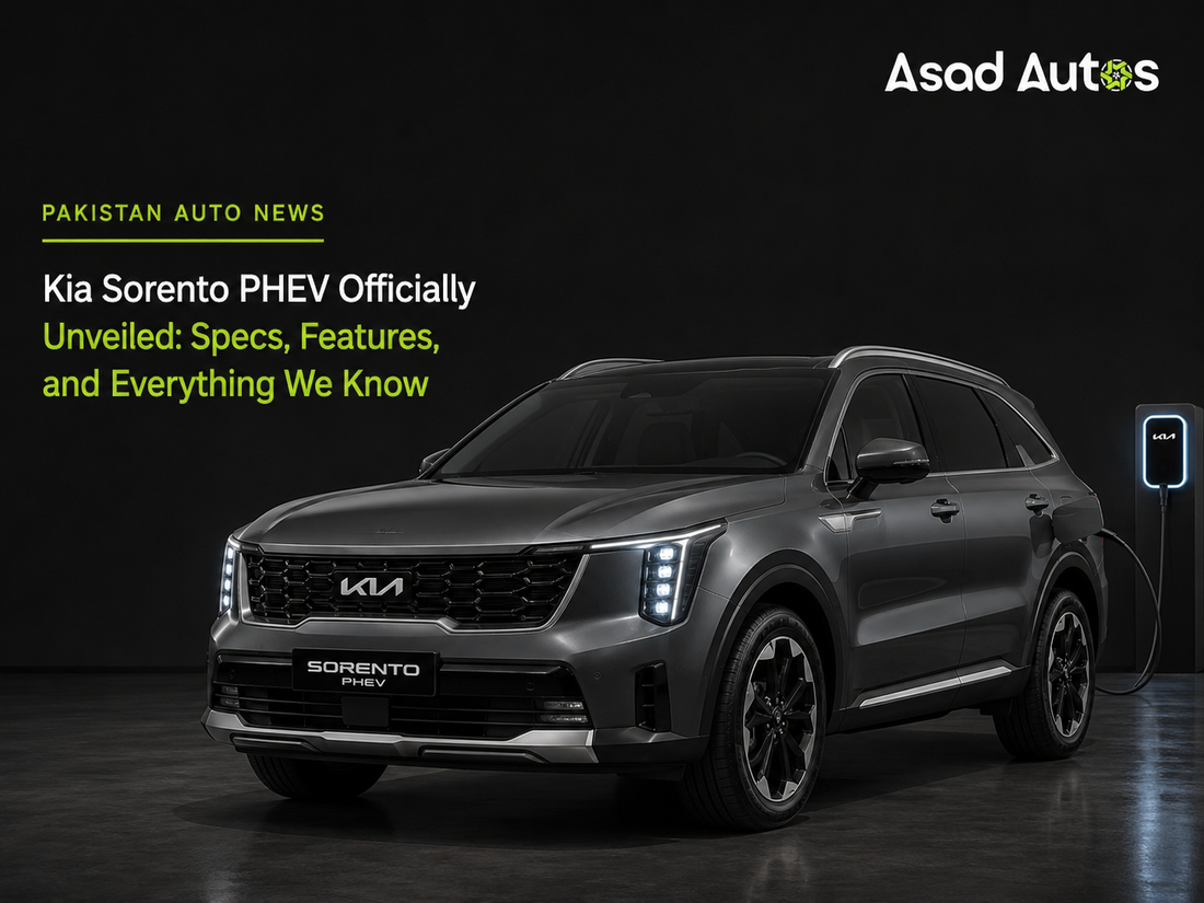 PAKISTAN AUTO NEWS Kia Sorento PHEV Officially Unveiled: Specs, Features, and Everything We Know