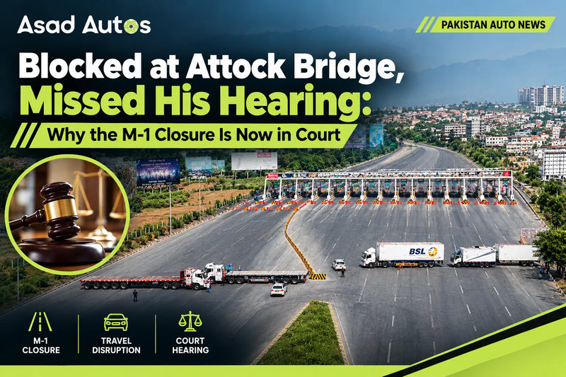 Islamabad-Peshawar Motorway M-1 closed near Attock Bridge as petition is filed in Islamabad High Court