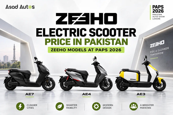 Electric Scooter Price in Pakistan ZEEHO Models at PAPS 2026