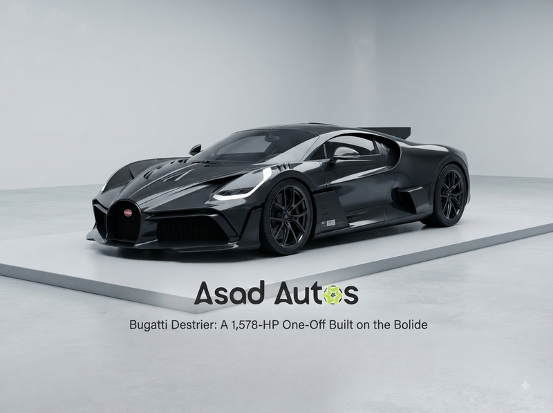 Bugatti Destrier: Meet the 1,578-HP One-Off Hypercar Based on the Bolide