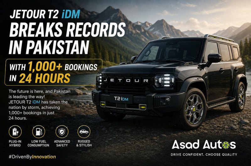JETOUR T2 iDM PHEV Pakistan Launch 1000 Bookings 24 Hours