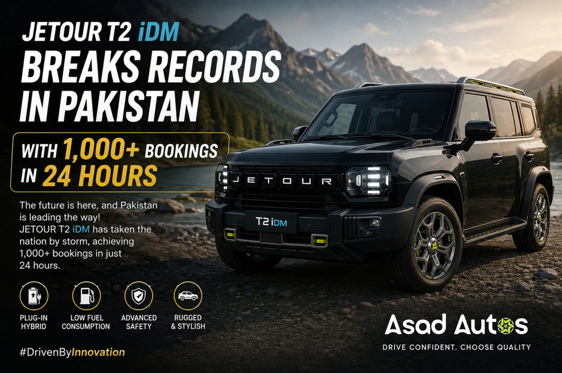 JETOUR T2 iDM PHEV Pakistan Launch 1000 Bookings 24 Hours