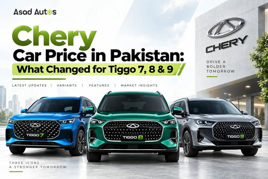 Chery car price in Pakistan with updated Tiggo 7, 8 and 9 PHEV prices 2026