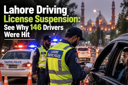 Lahore Driving License Suspension affecting 146 drivers