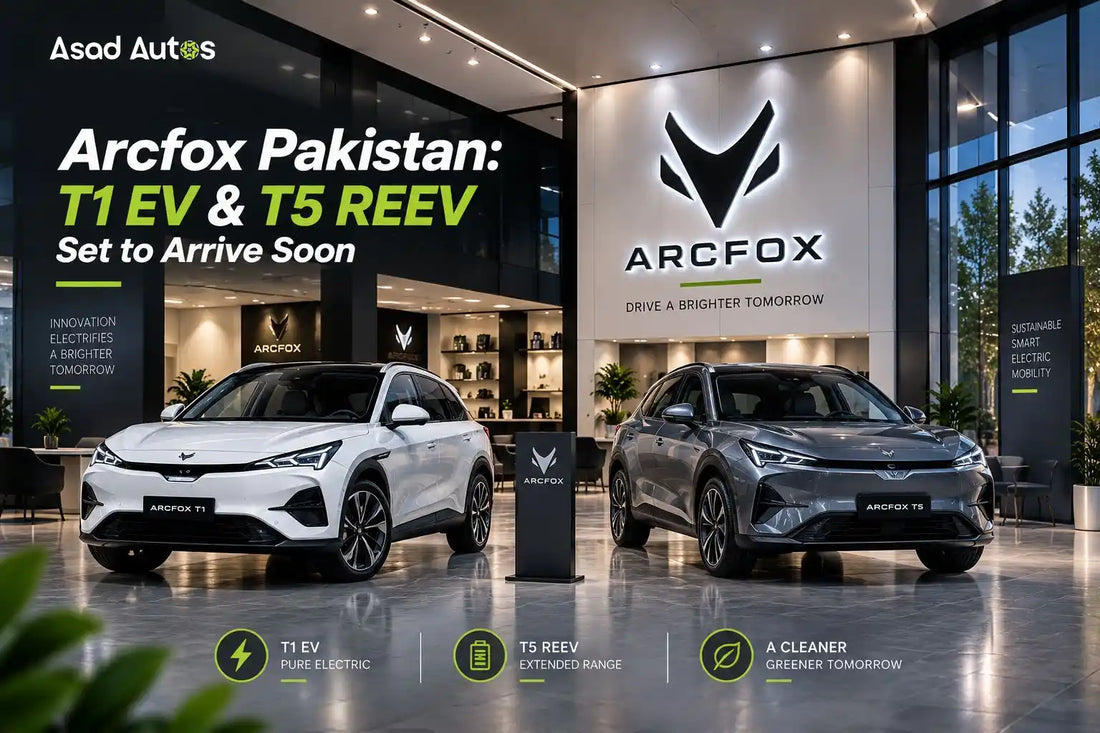 Arcfox Pakistan T1 EV and T5 REEV coming soon