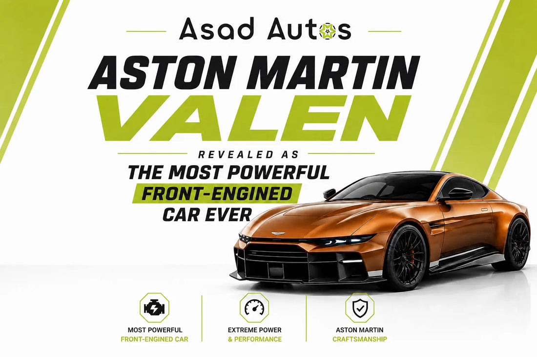 Aston Martin Valen, the brand's most powerful front-engined car with an 850 PS V12 engine