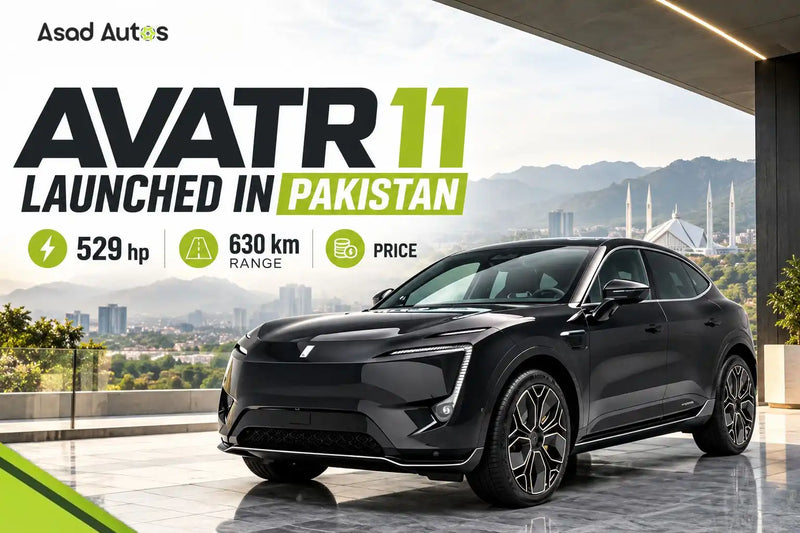AVATR 11 price in Pakistan with 529 hp power and 630 km range