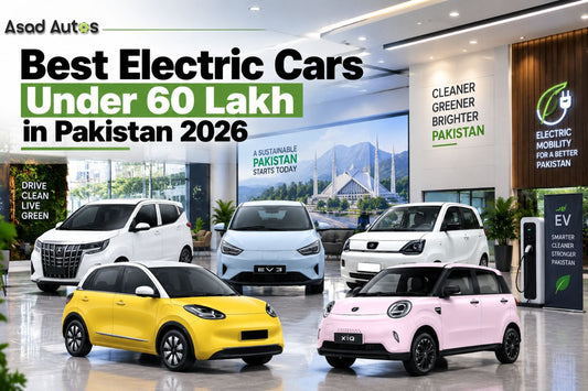 Best electric cars under 60 lakh in Pakistan 2026