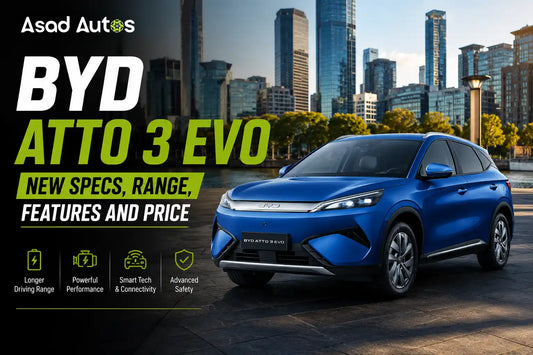 BYD Atto 3 Evo electric SUV showing its new design, range and features