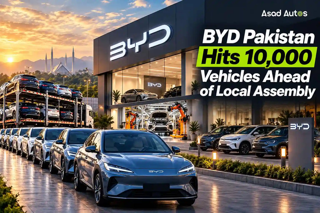BYD Pakistan reaches 10,000 vehicles ahead of local assembly