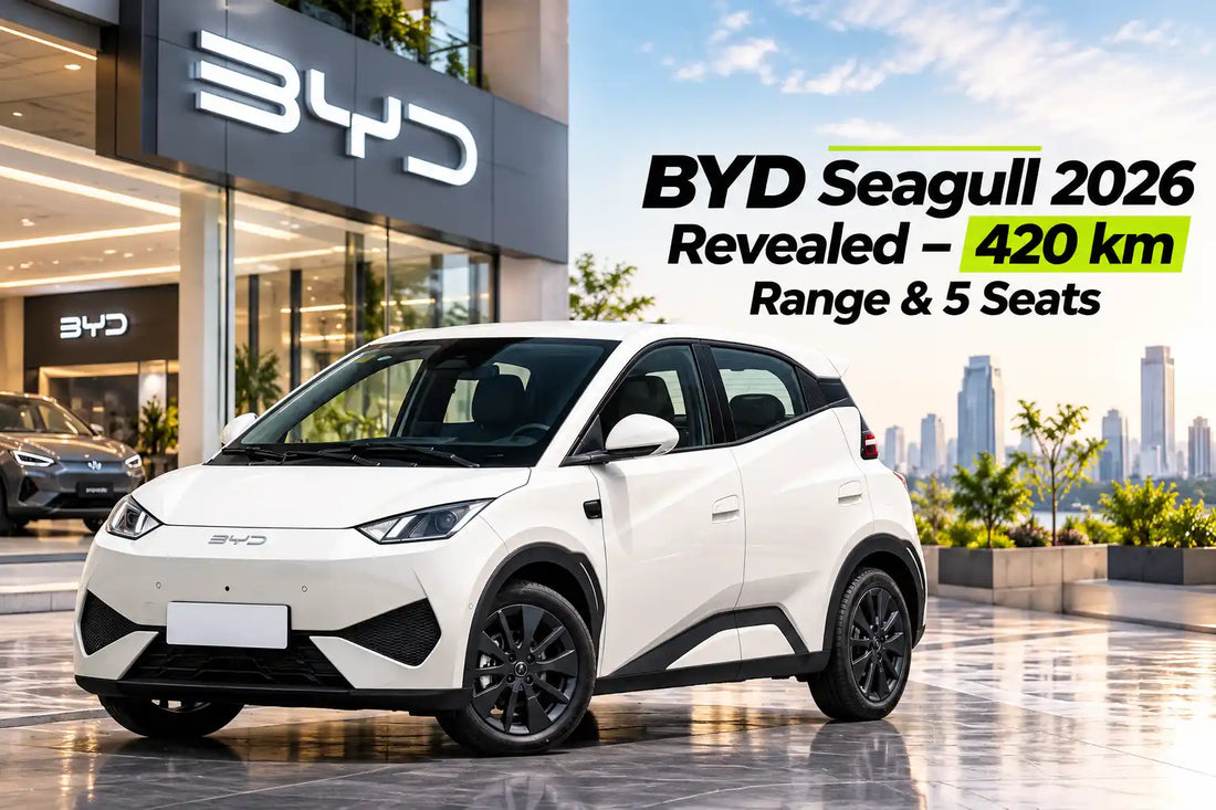 BYD Seagull 2026 revealed with 420 km range and 5 seats