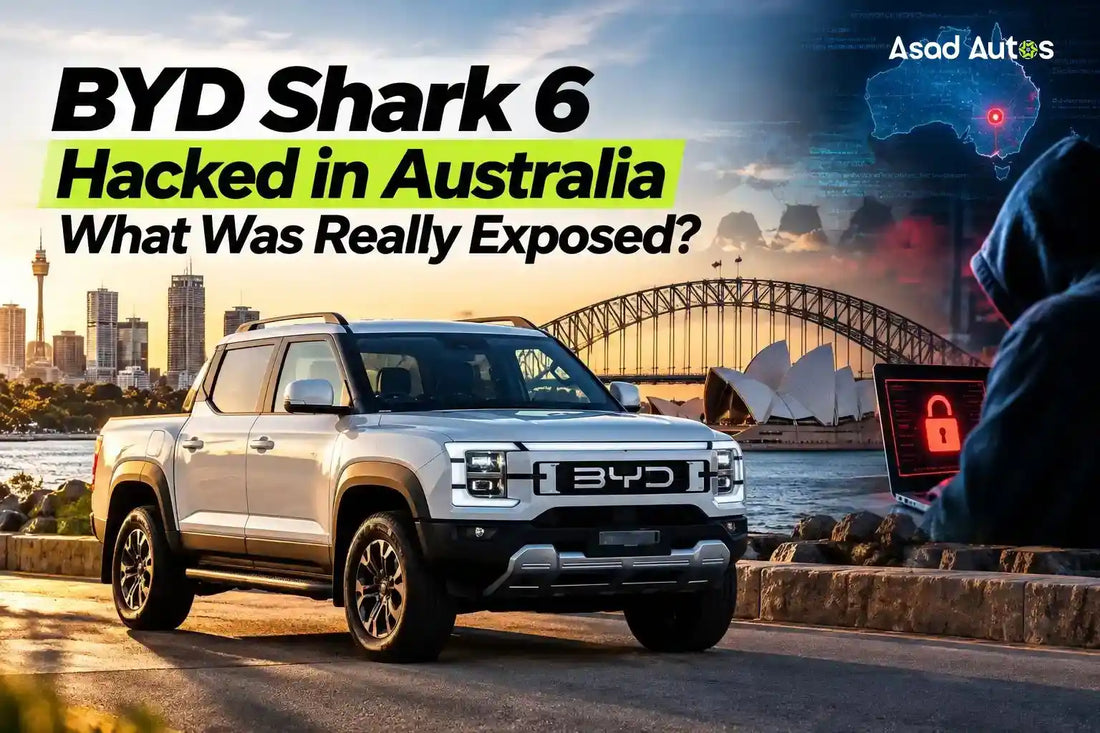 ALT Text: BYD Shark 6 hacked during a cybersecurity test in Australia