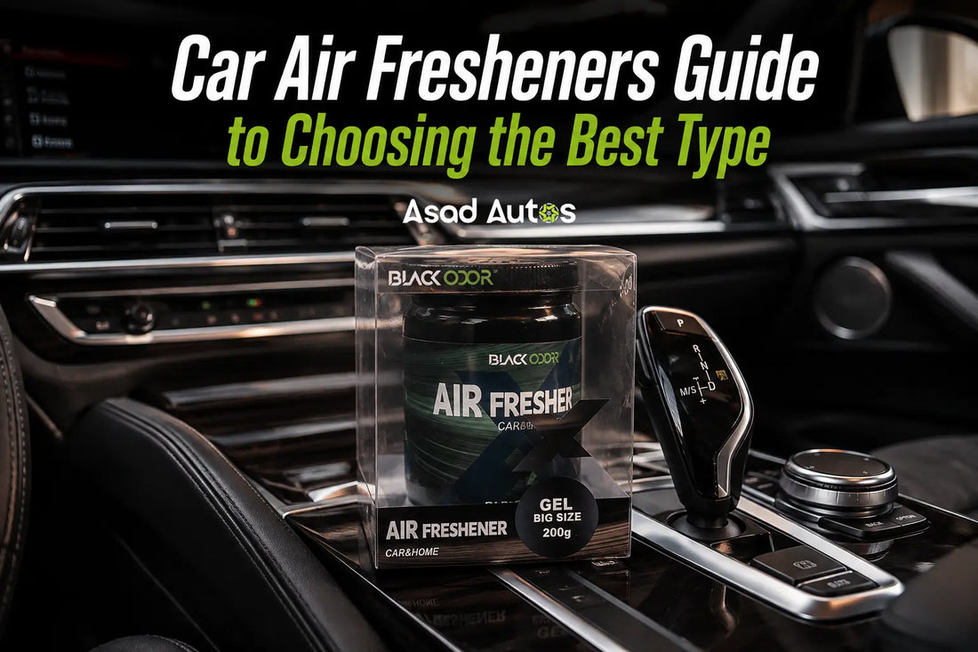 Car air freshener types compared including spray gel hanging and vent clip fresheners