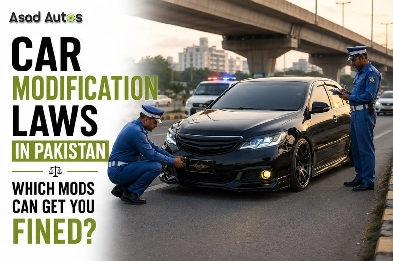 Car Modification Laws in Pakistan for legal and illegal vehicle modifications