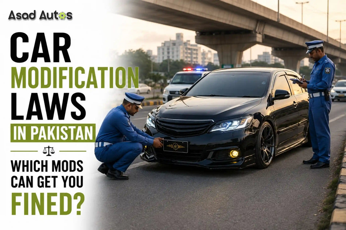 Car Modification Laws in Pakistan for legal and illegal vehicle modifications