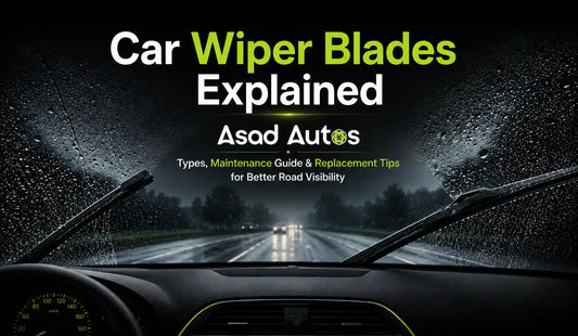 Car wiper blades explained with types, maintenance guide, and replacement tips for better road visibility by Asad Autos