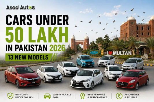 Cars Under 50 Lakh in Pakistan 2026 with prices and specs