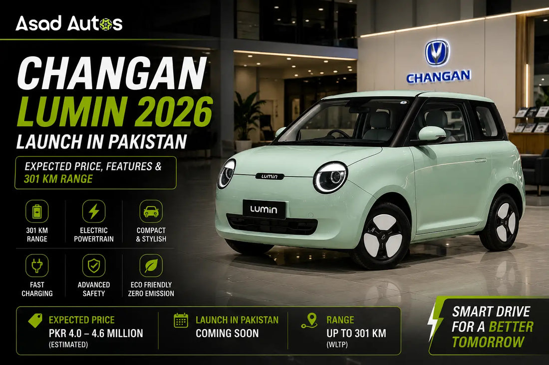 Changan Lumin 2026 launch in Pakistan with expected price and 301 km range